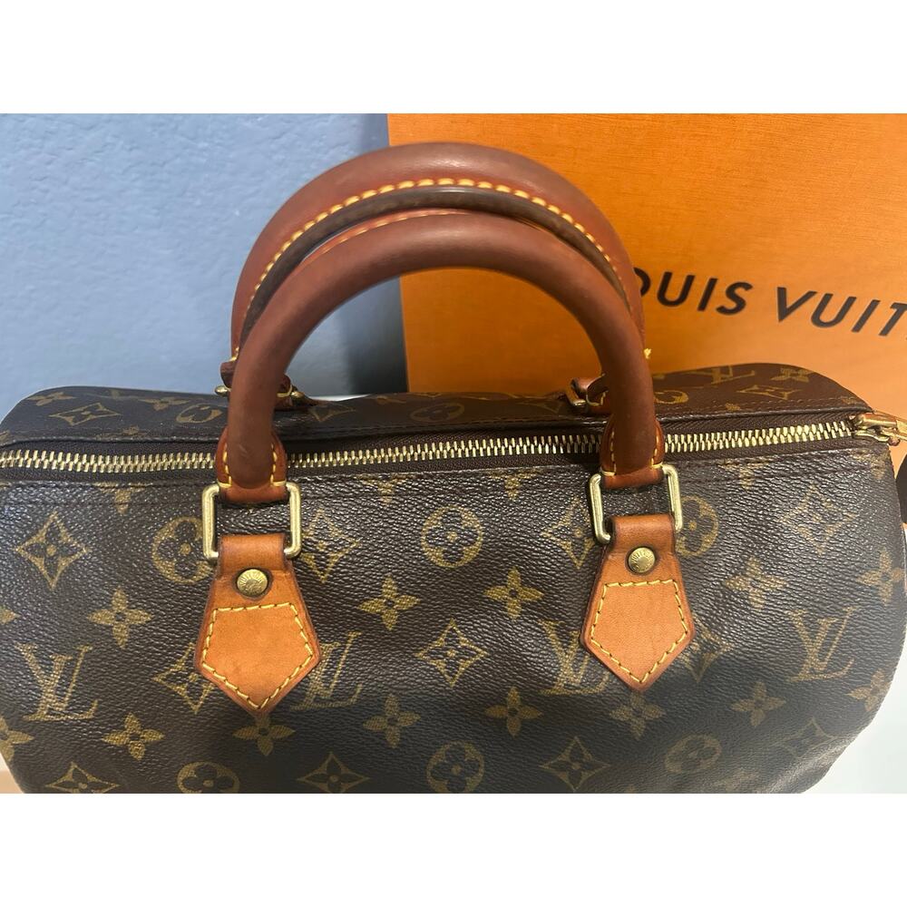 Vintage Louis Vuitton Monogram Speedy 30 Boston Handbag TH1012 (Nov. 2002) - Picture 4 of 16